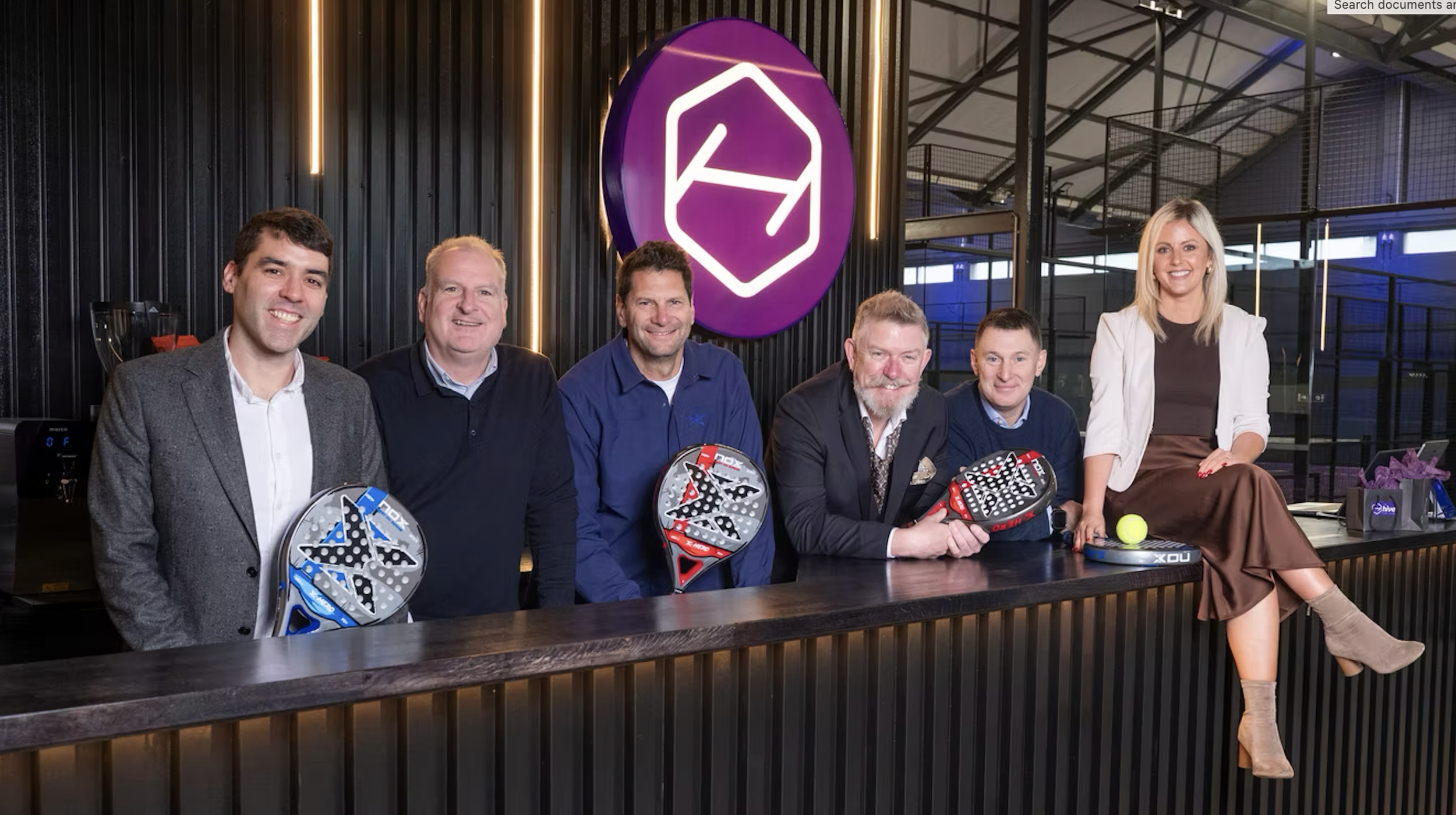 Quintas Capital invests €2.27 million into Cork City’s first dedicated indoor padel hub, The Hive