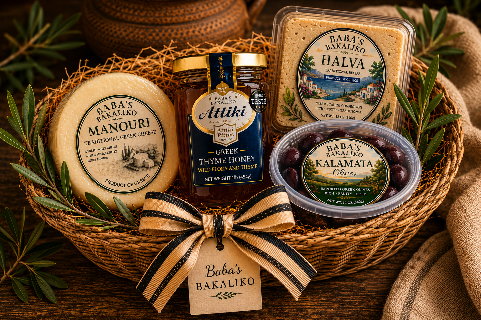 Sweet & Savory Bakaliko Basket