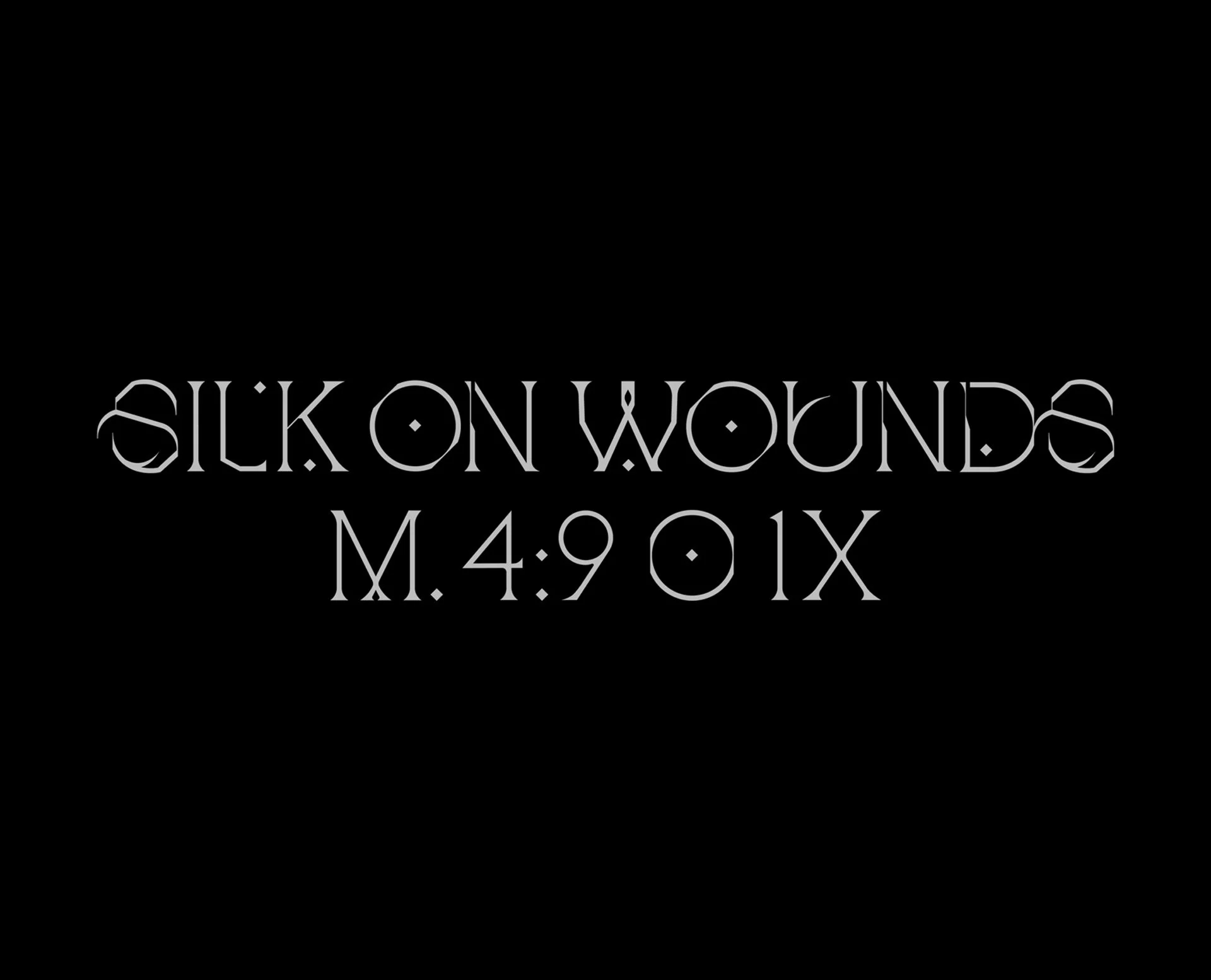 "Silk on Wounds" Custom Type Design