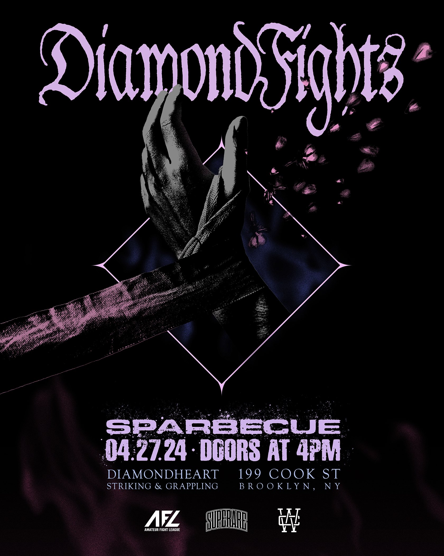 Poster Design for Diamondfights NYC