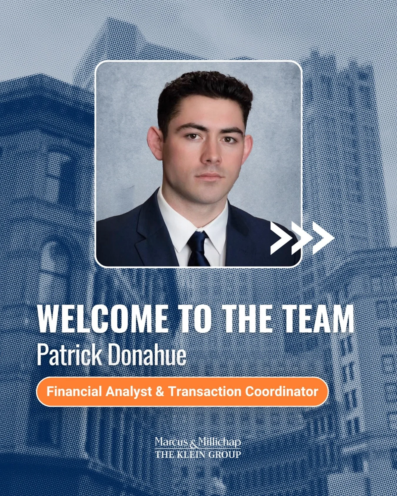 Welcome to the team, PJ!

📊 Patrick joins @thekleingroupboston as a recent graduate of @suffolk_u, supporting underwriting, financial analysis, and transaction execution.

We&rsquo;re excited to have him on board.