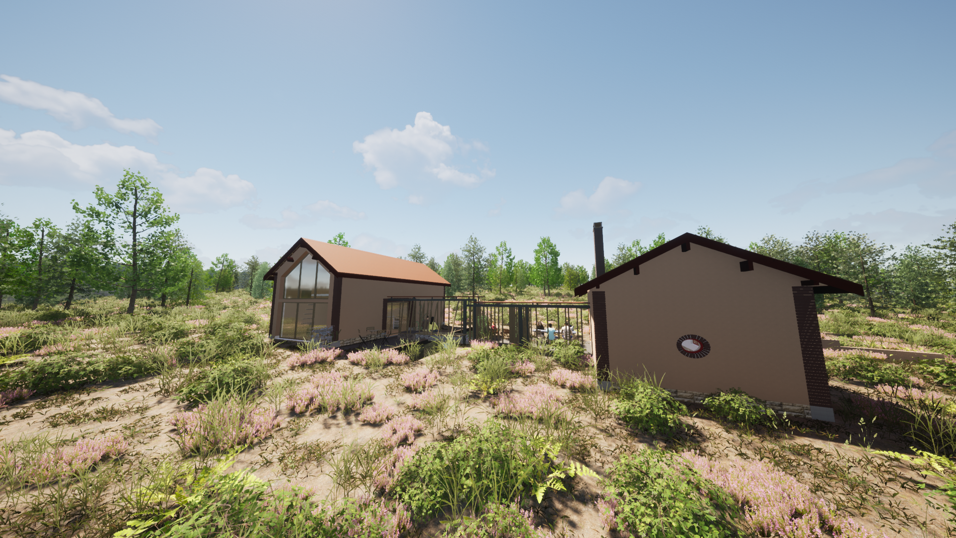Rénovation d’une annexe d’habitation en maison de plaisance, à La Veuve. 2023
