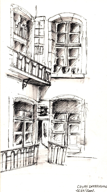 Cour intérieure, Lyon