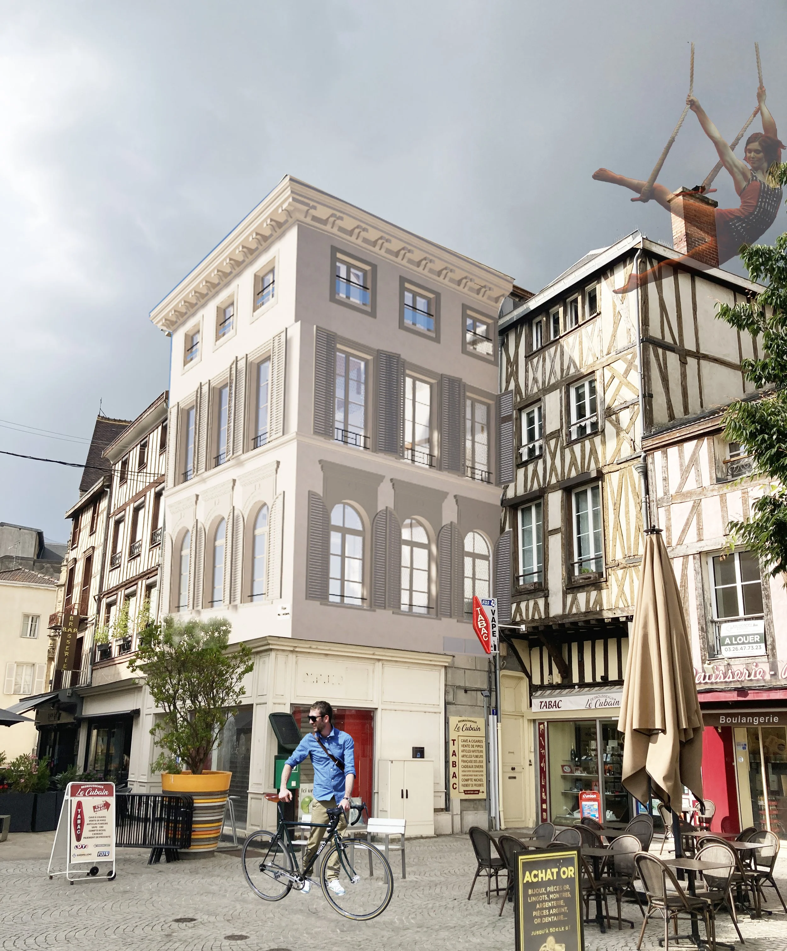 Aménagements d’appartements dans un immeuble existant &amp; l’ajout de 2 duplex, à Châlons-en-Champagne. 2026