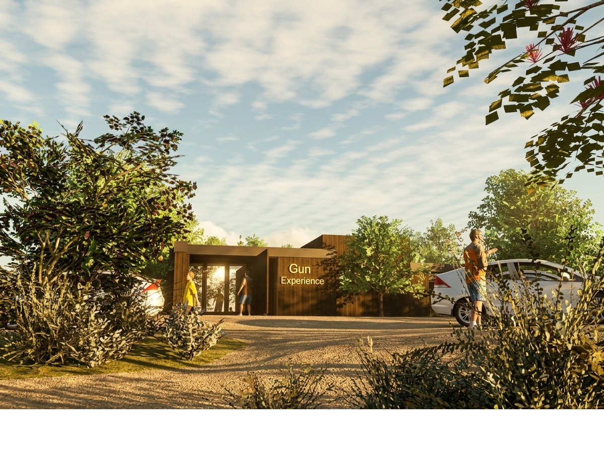 Création d’un stand de tir, à Glannes. 2025