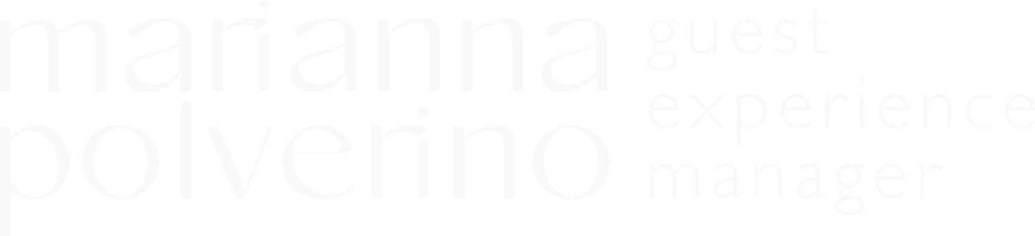 Marianna Polverino - Guest Experience Manager Ischia