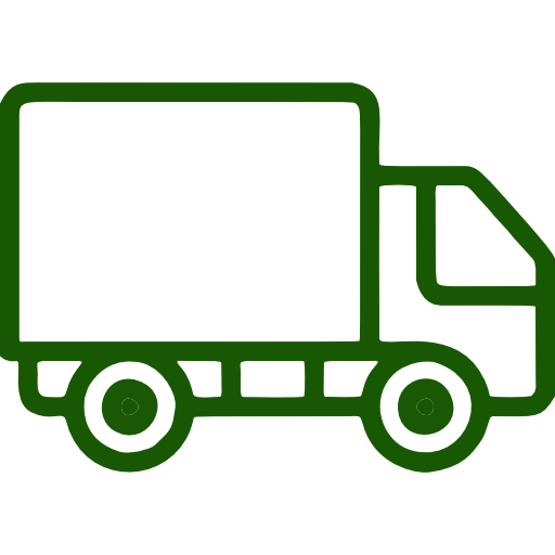 Delivery truck icon representing furniture pickup and delivery upholstery services.