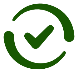 Quality materials icon representing trusted upholstery fabrics and durable materials.