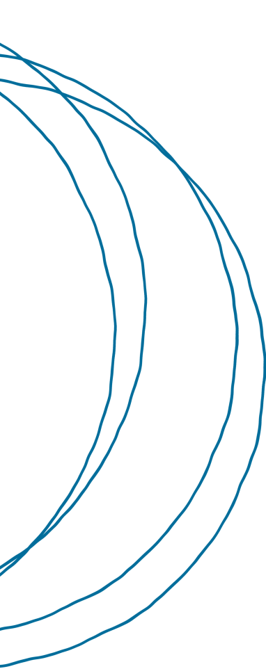 Blue curved lines