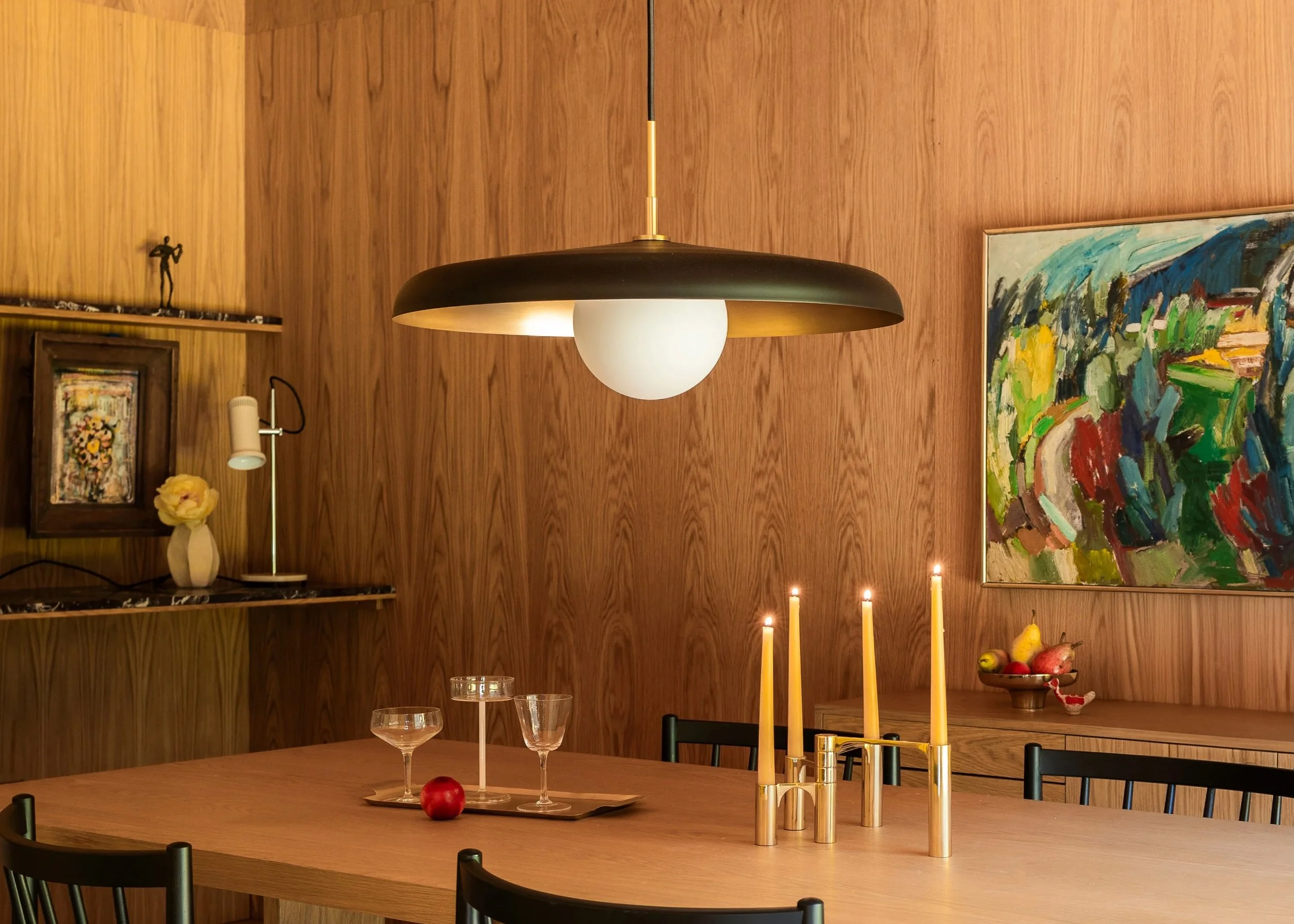 Lighting and furniture shaped through material honesty, restraint, and quiet utility.