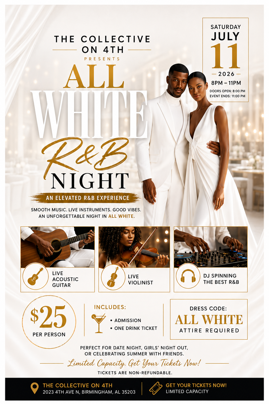 All White R&B Night