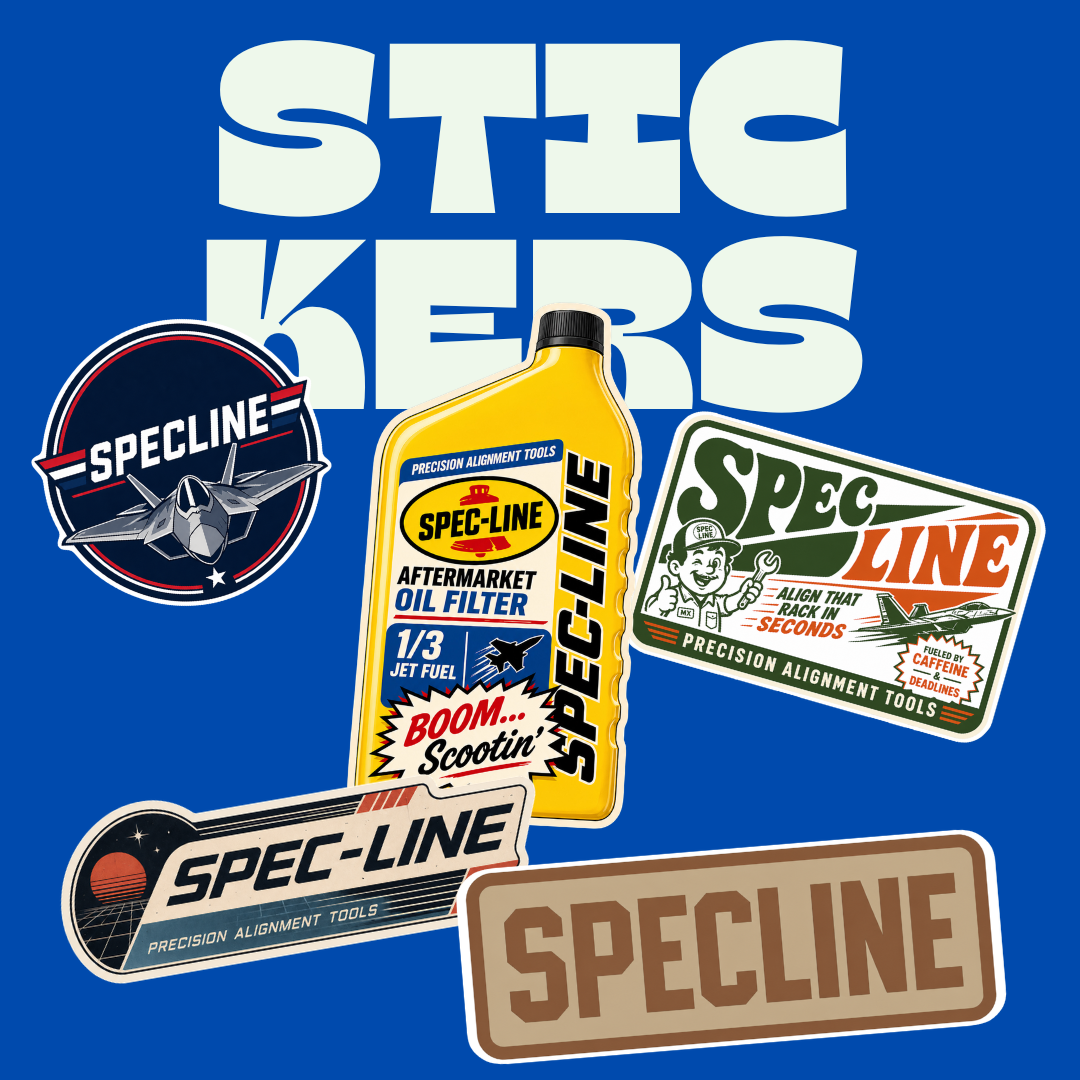 SPEC-LINE Stickers– 3 Inch Vinyl Stickers