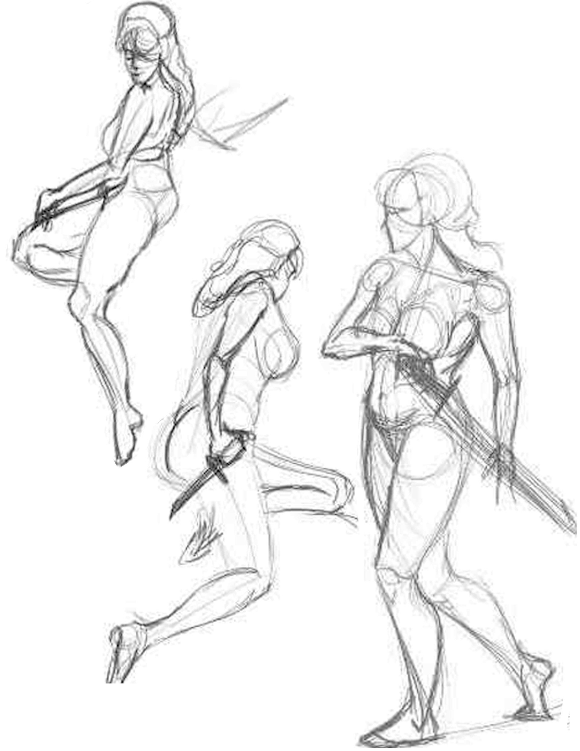 Figure Drawing Class (Photoshop)