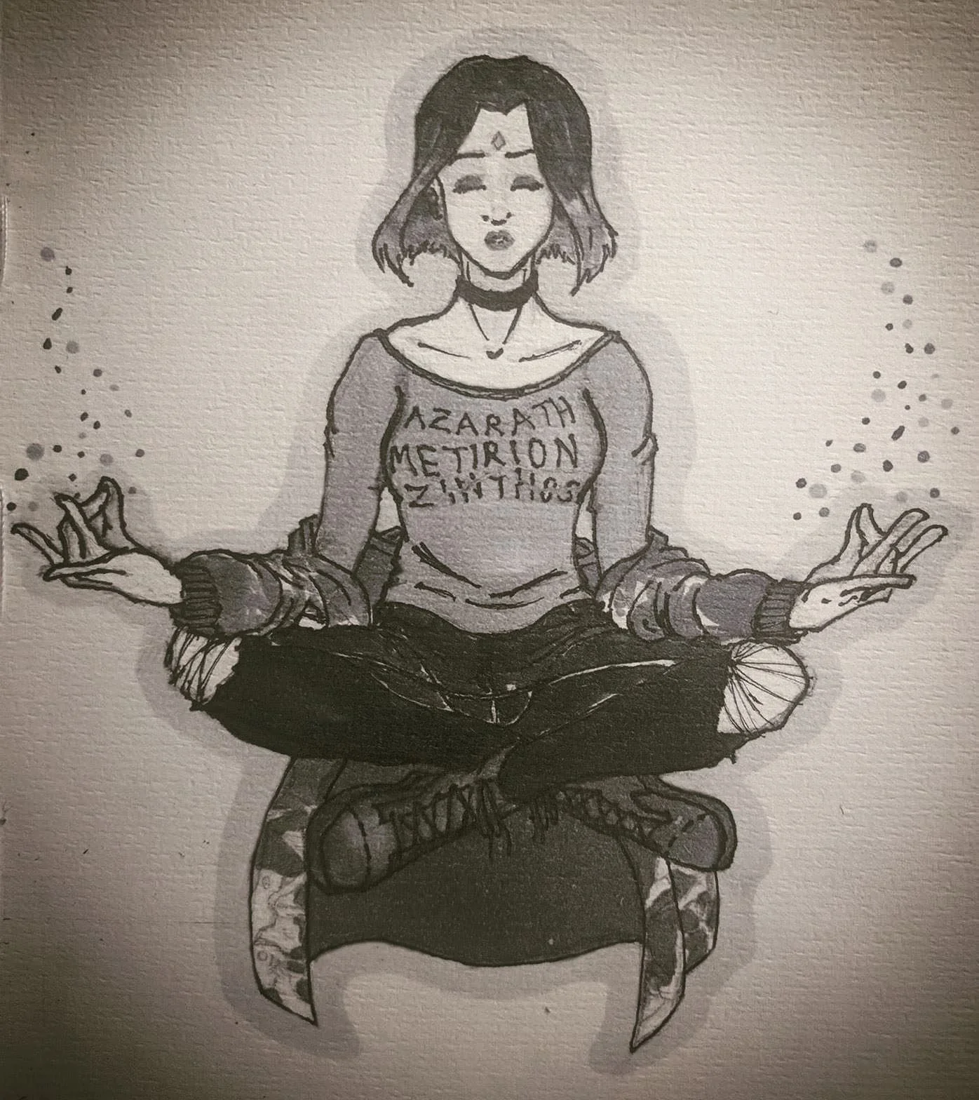 Copic Markers + Pen (Inktober)