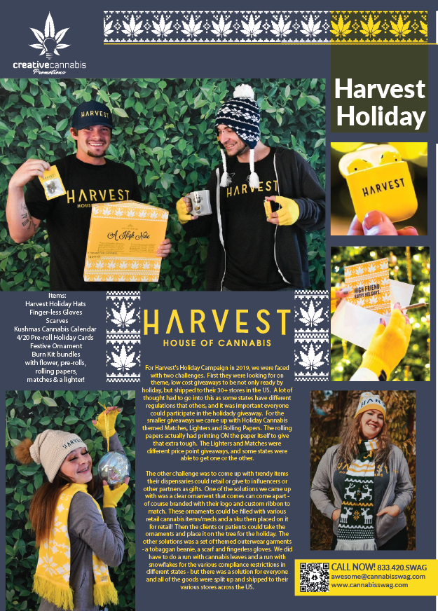 Harvest HOC Holiday Merch Case Study