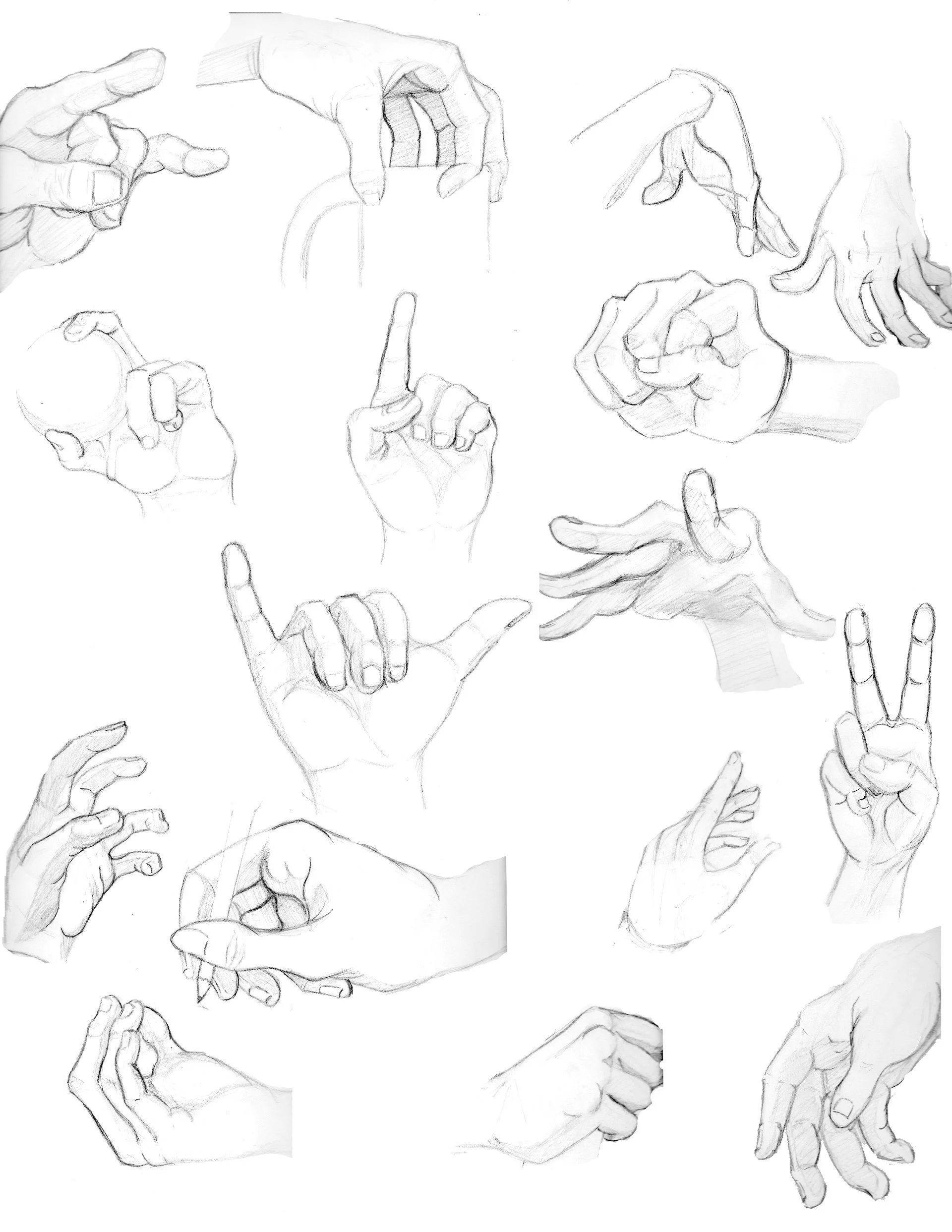 Hands Figure Drawing Class (Photoshop)