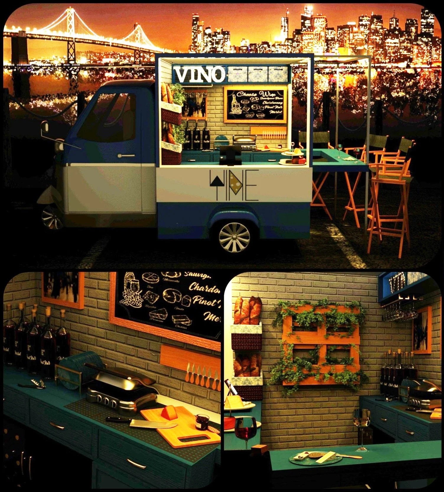 Wine + Cheese Piaggio (Personal Project)