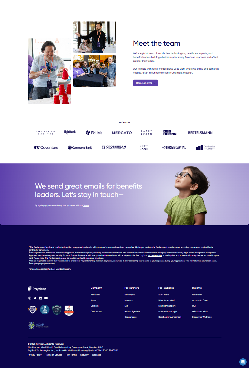 Homepage Design (part 4) circa 2025 (Webflow)