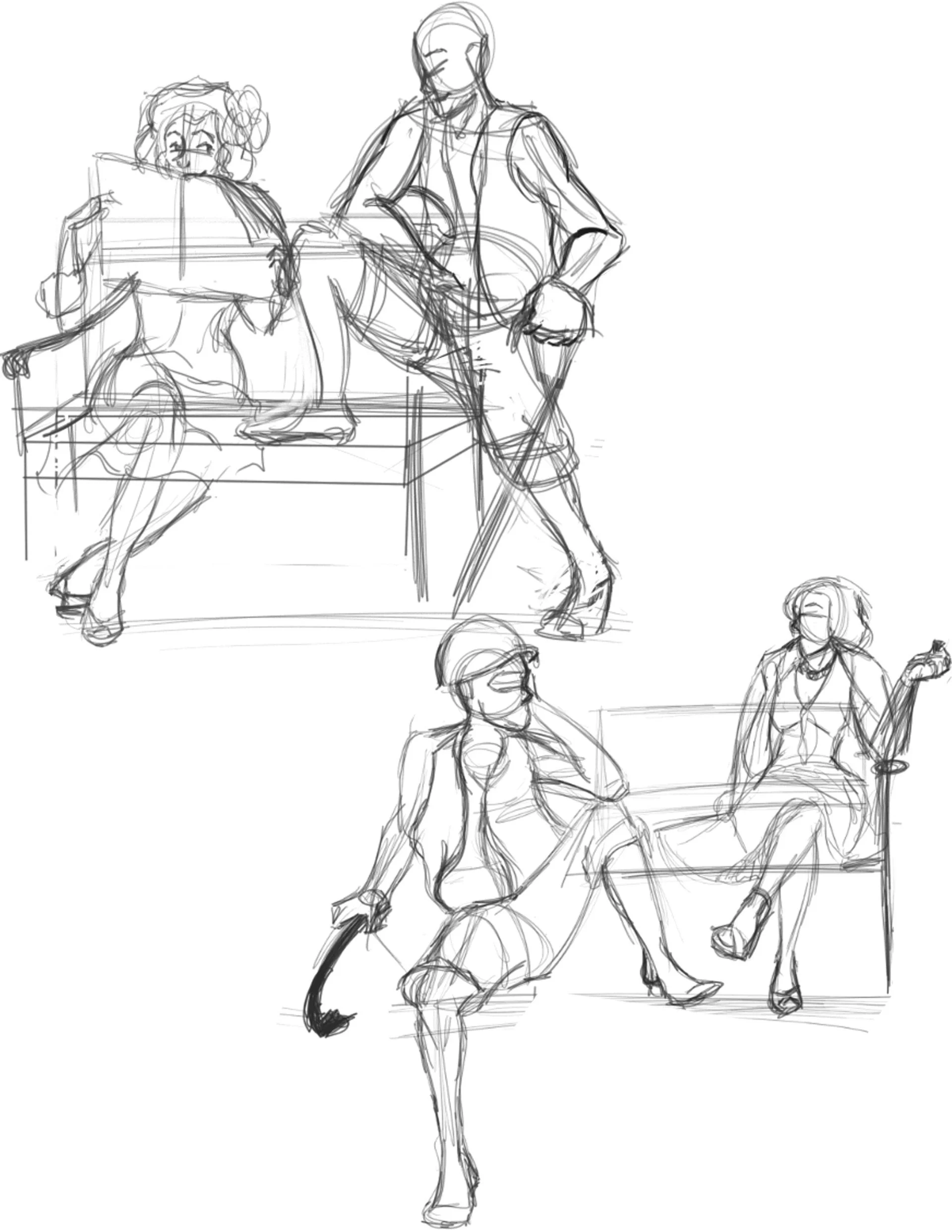 Figure Drawing Class (Photoshop)
