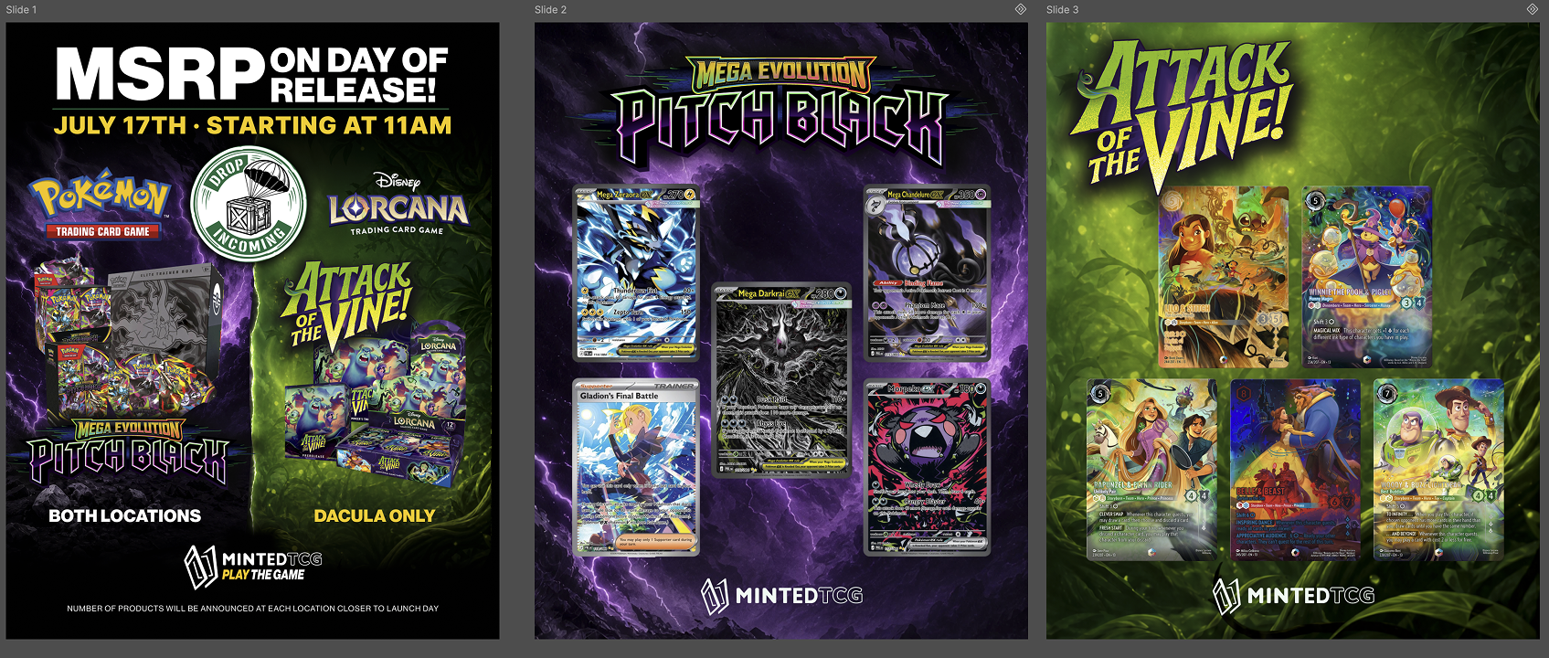Pokemon and Lorcana Dual Social Media Post