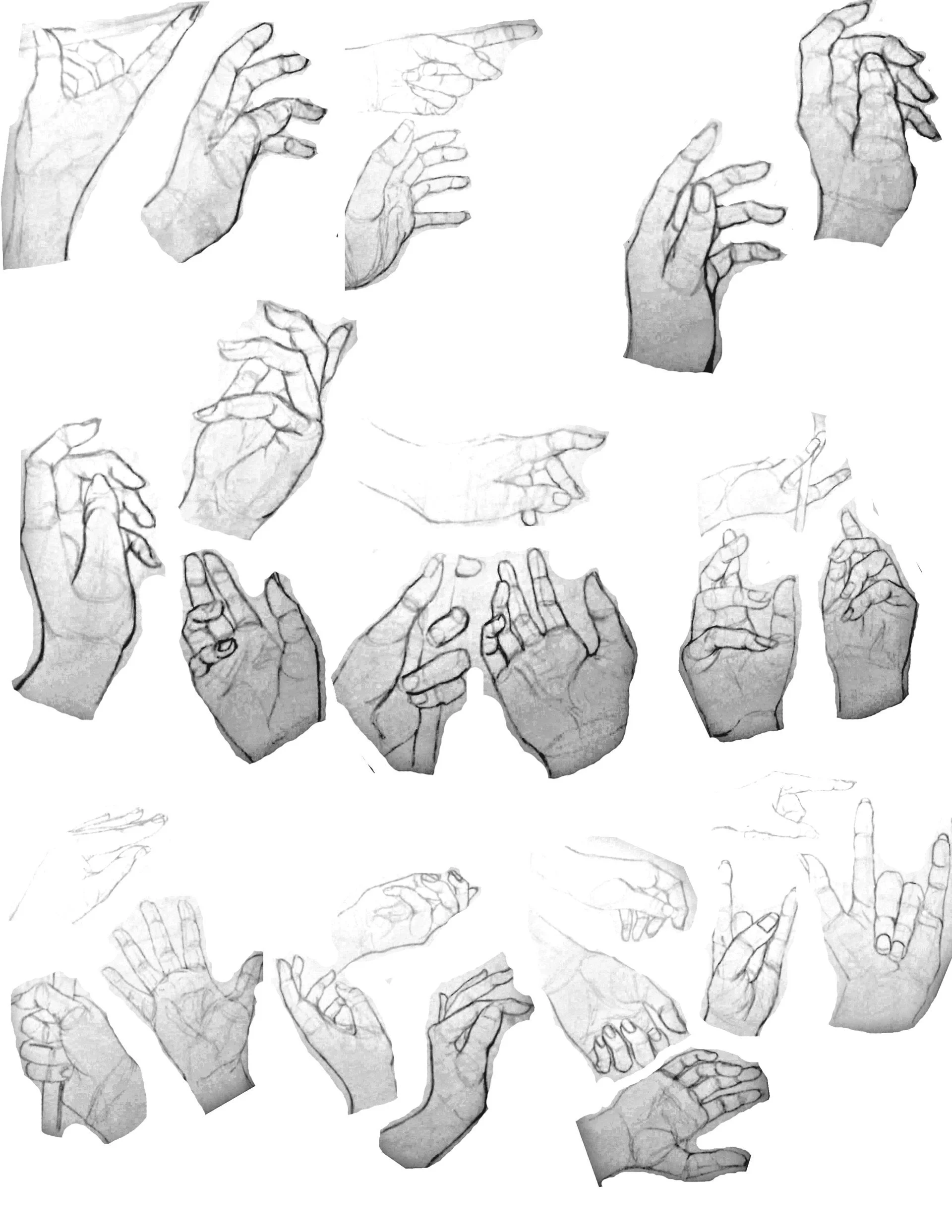 Hands Figure Drawing Class (Photoshop)