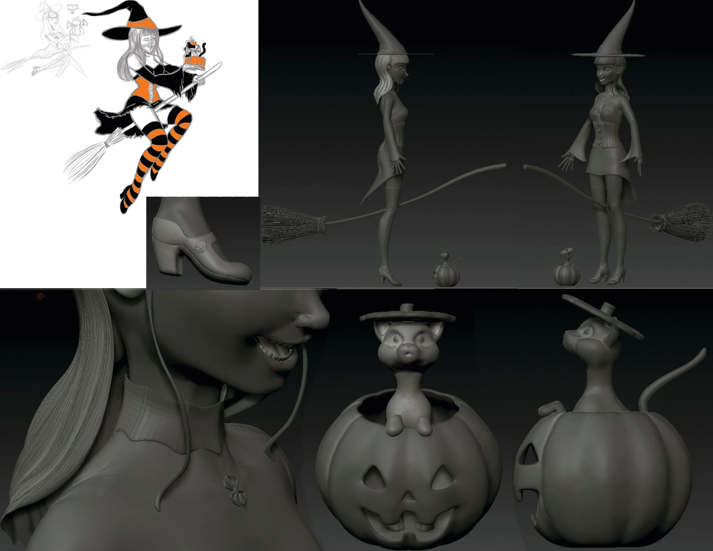 Halloween Witch (Personal Project)