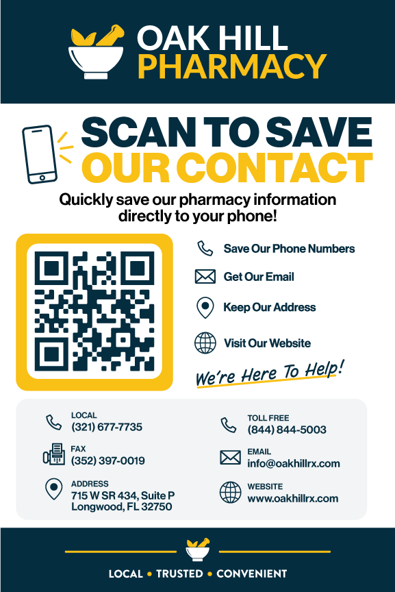 Oak Hill QR Code Flyer