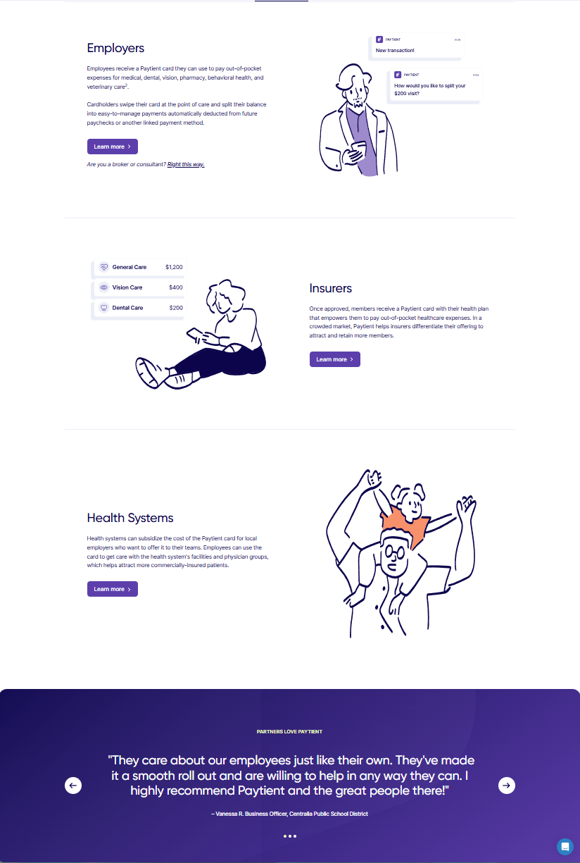 Homepage Design (part 3) circa 2025 (Webflow)
