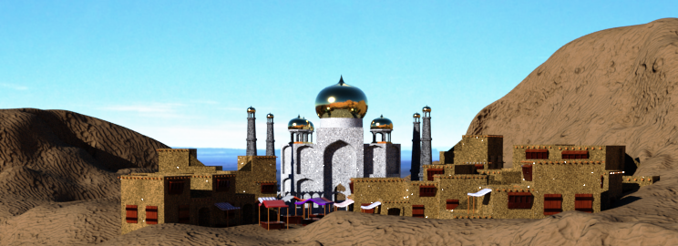 3D Background Reference (for Card Game Illustrations at Rainbow Starlight)