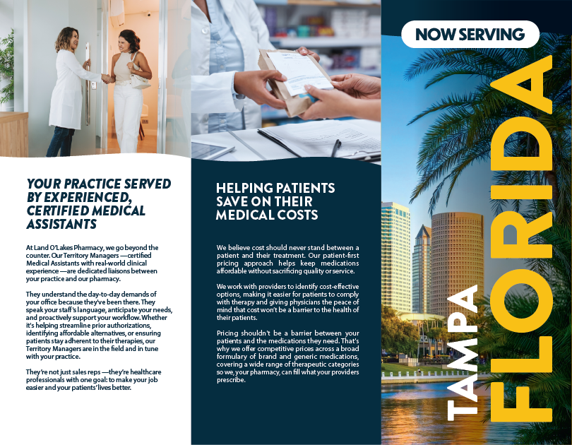 Land O'Lakes Pharmacy Trifold Inside