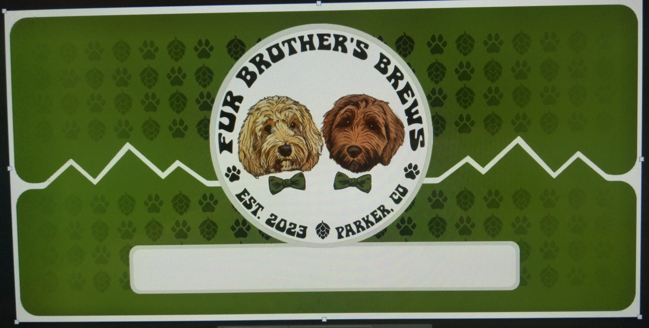 Beer Label for Brother's Homebrews (Photoshop)