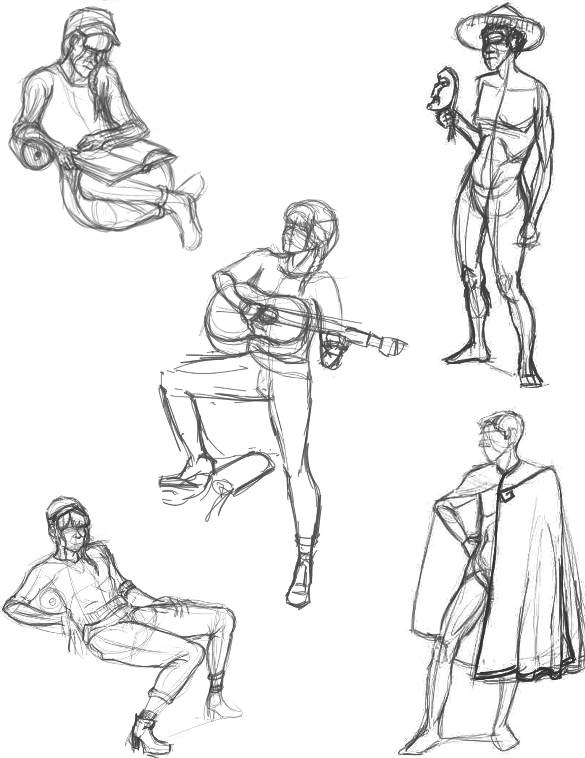 Figure Drawing Class (Photoshop)