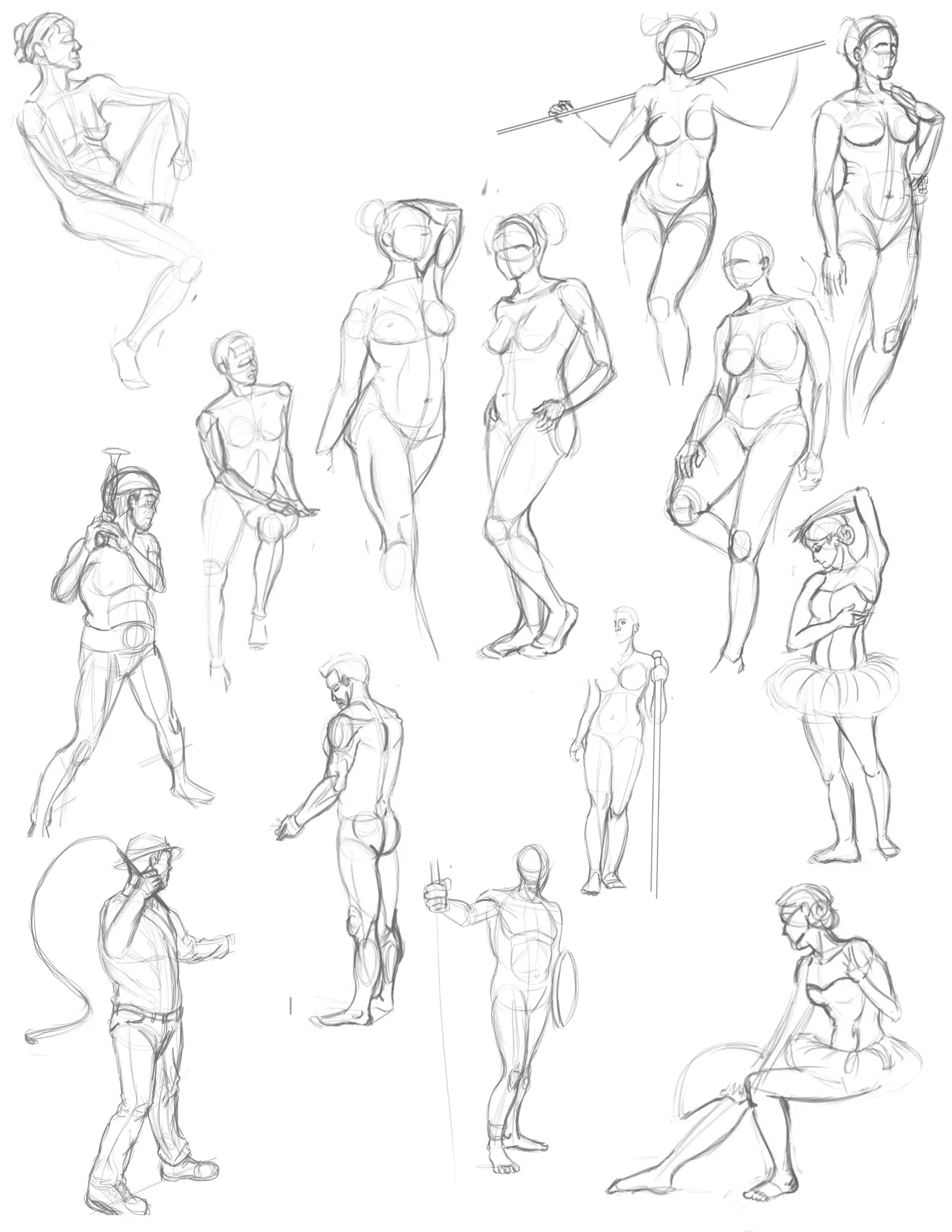 Figure Drawing Class (Photoshop)