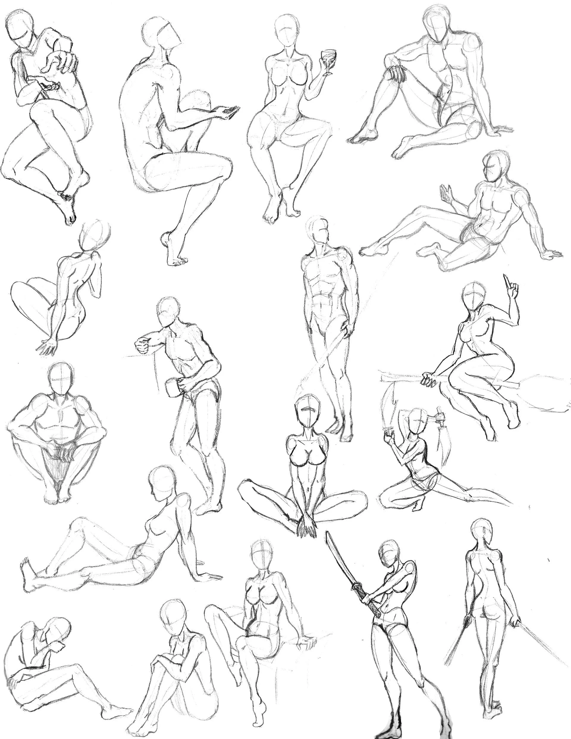 Figure Drawing Class (Photoshop)