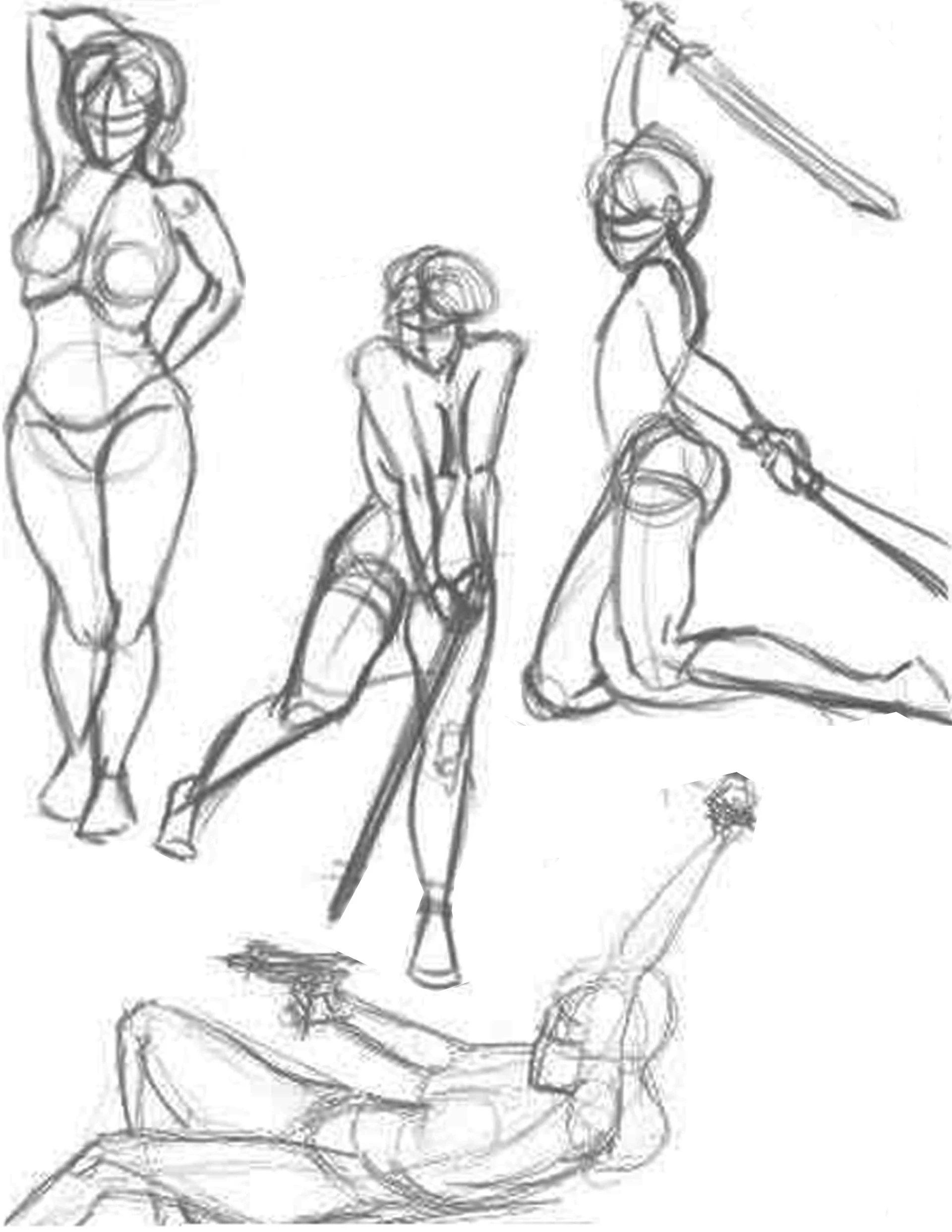 Figure Drawing Class (Photoshop)