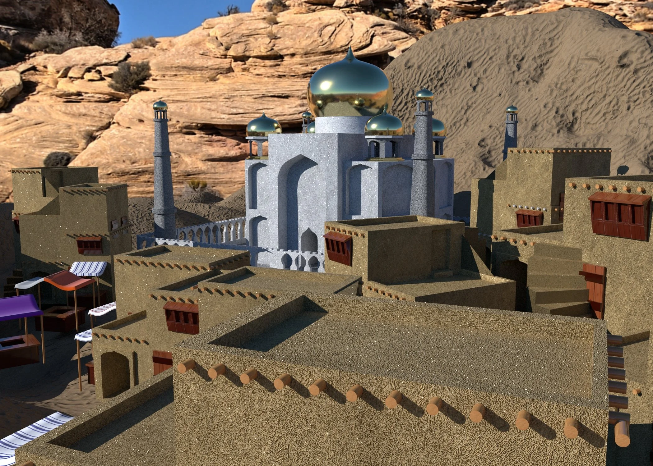 3D Background Reference (for Card Game Illustrations at Rainbow Starlight)
