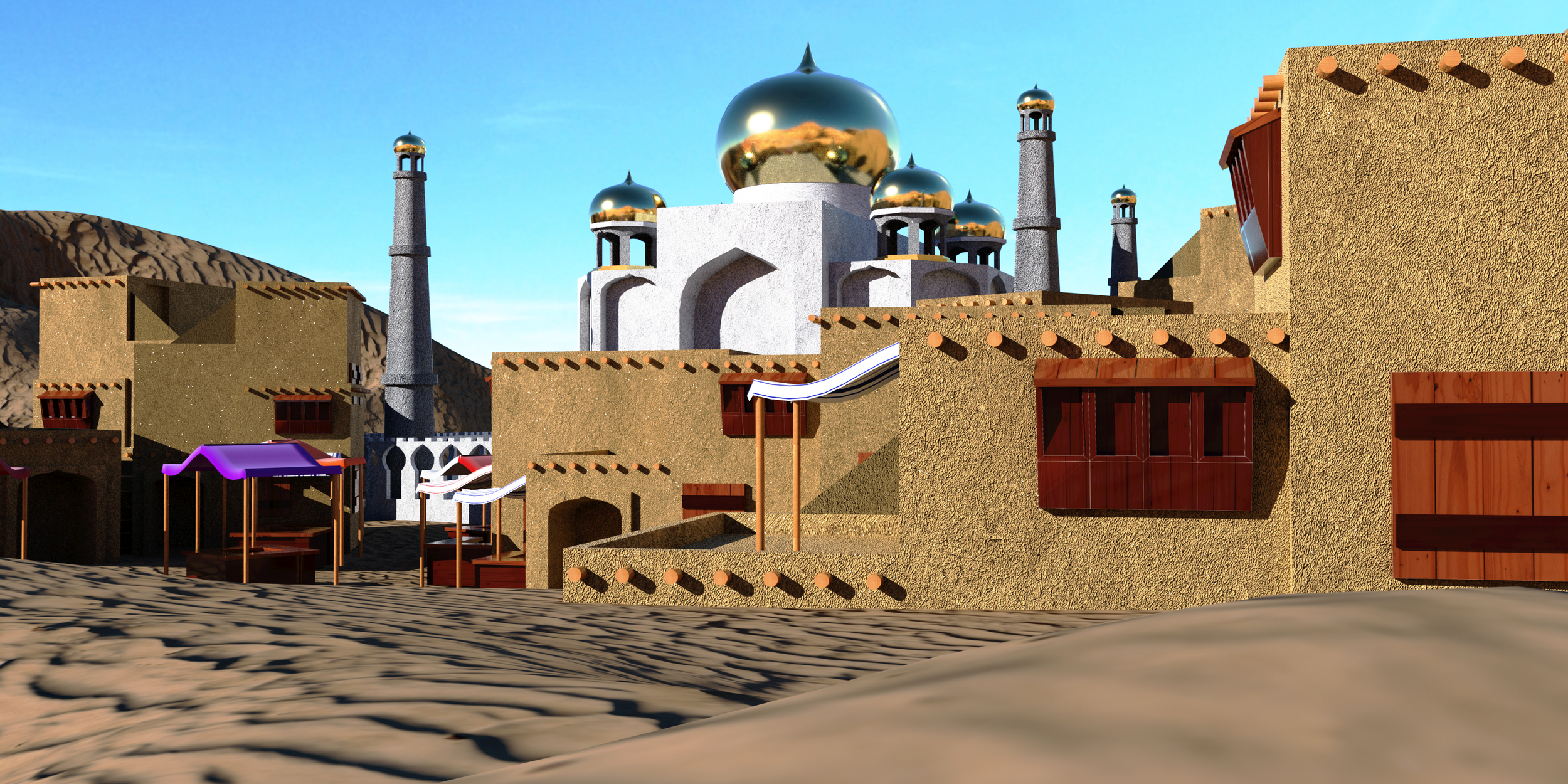 3D Background Reference (for Card Game Illustrations at Rainbow Starlight)