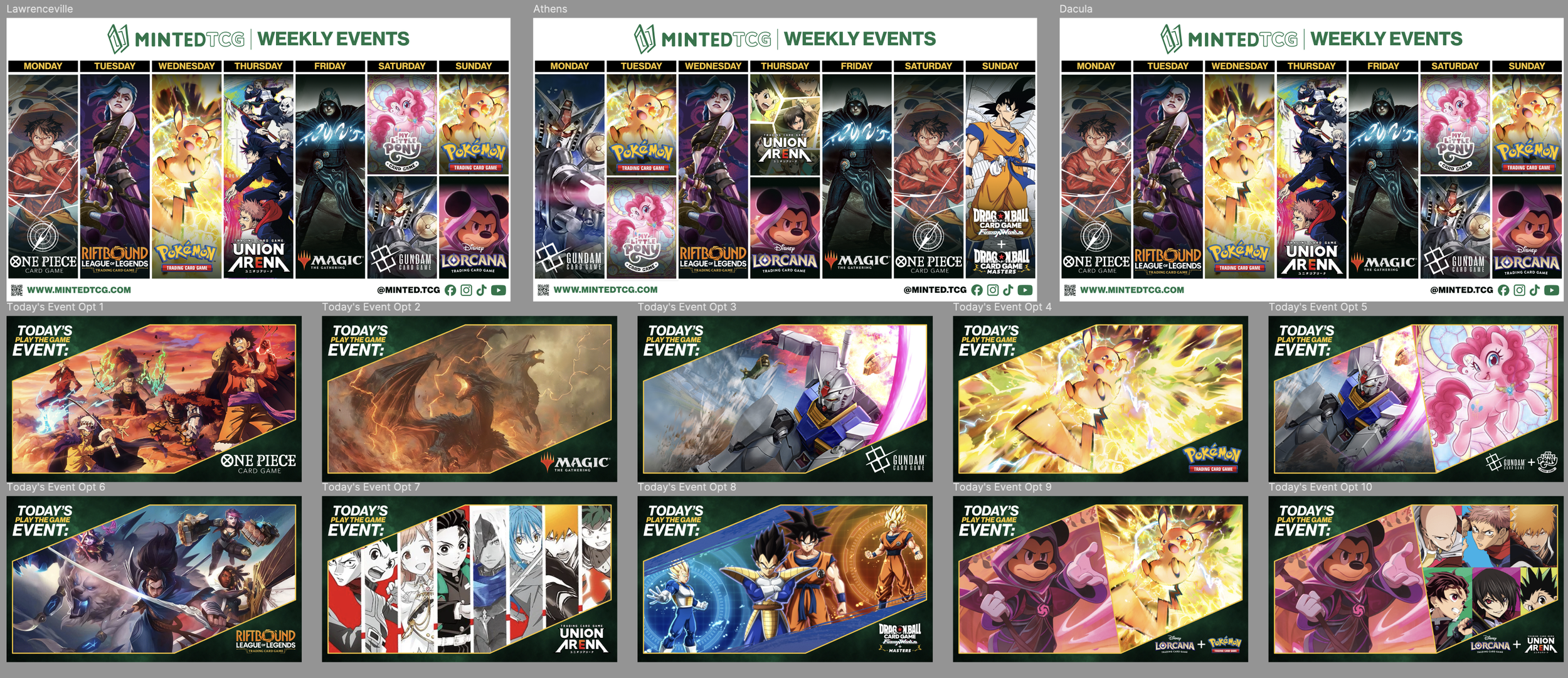 In-Store TV Displays of Game Playing Events