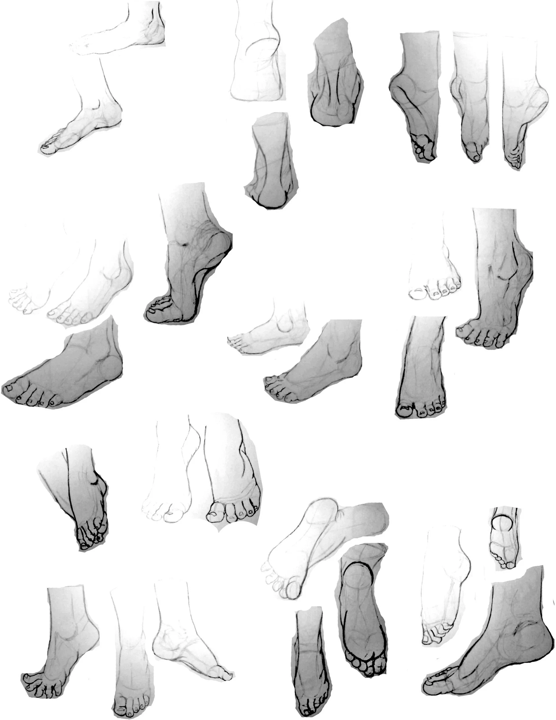 Feet Figure Drawing Class (Photoshop)