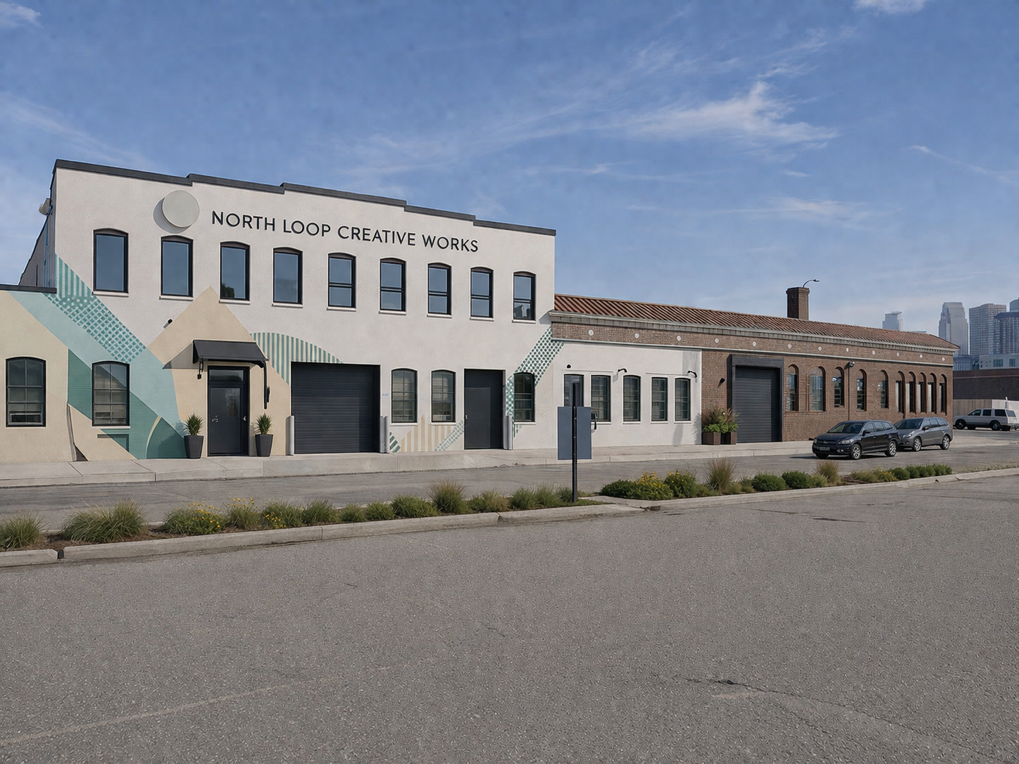Creative Industrial Building outside the North Loop of Minneapolis, MN