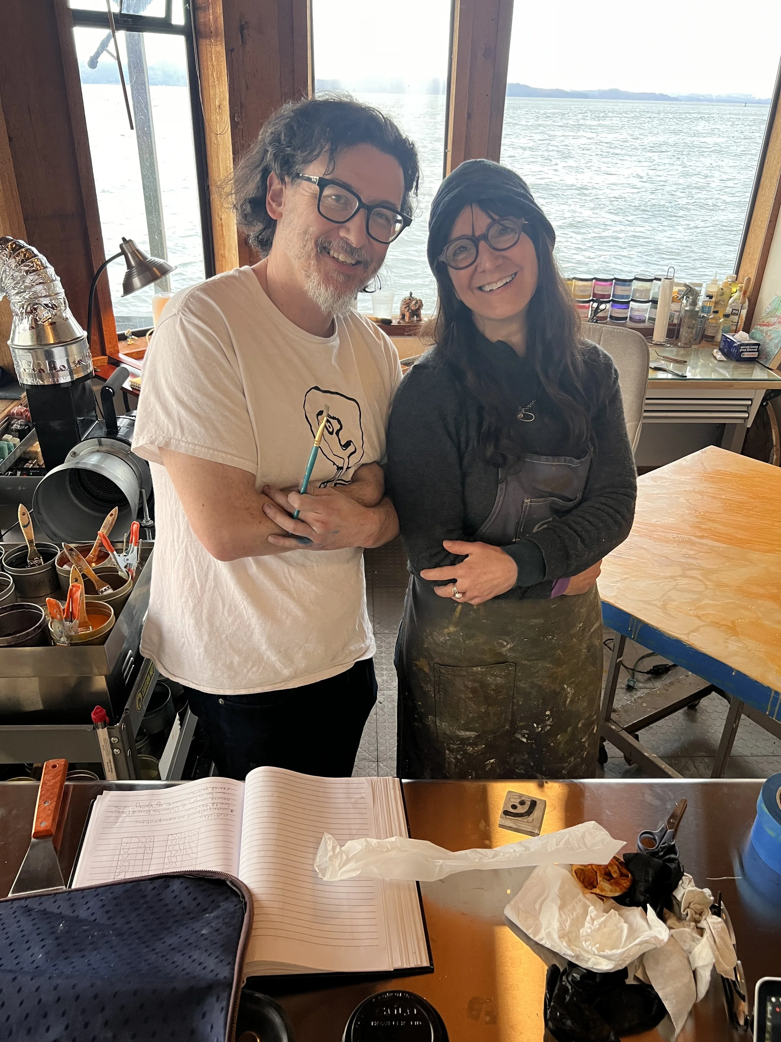 Explore art, love, and studio life on the Columbia River with Elise Wagner and Gabe Fernandez on June 7th