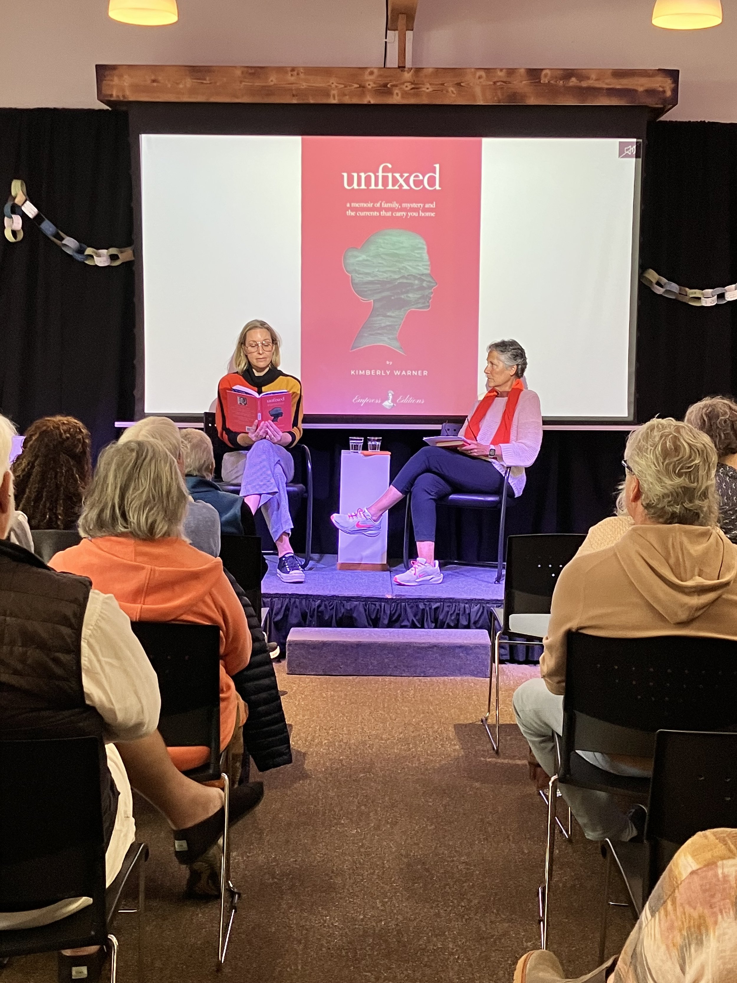 Author Kimberly Warner offers wellspring of perspective during reading from Unfixed