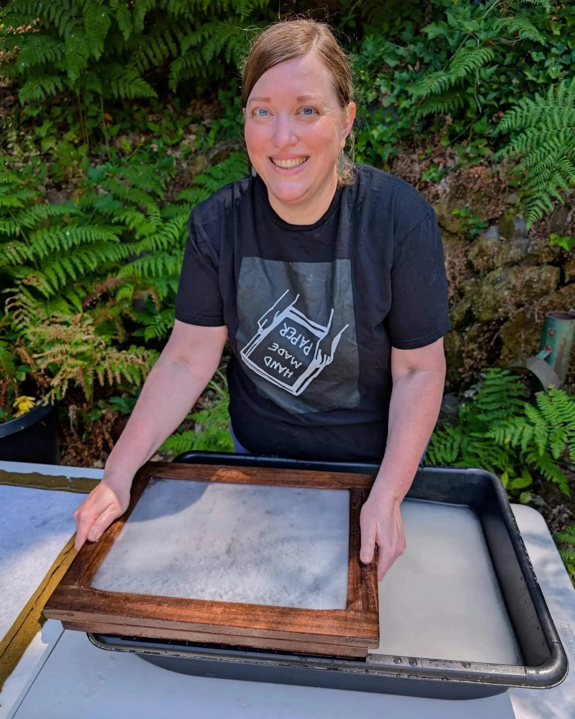 Make handmade paper with Jenn on September 20th