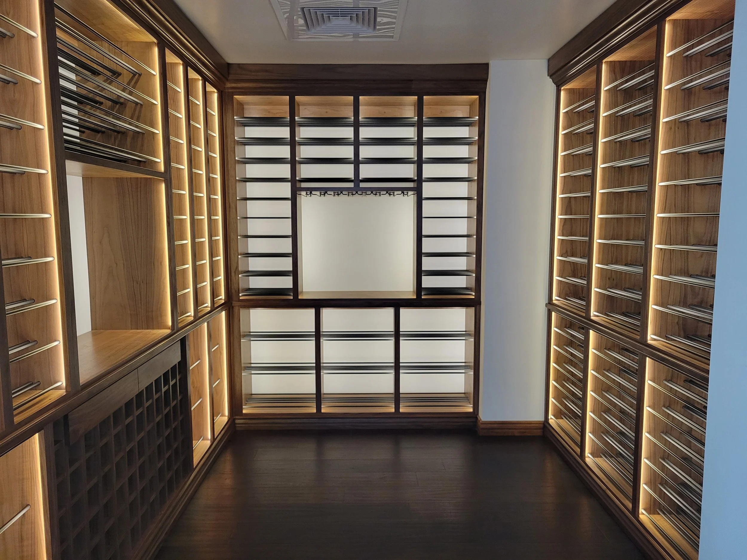 Custom wine cellar