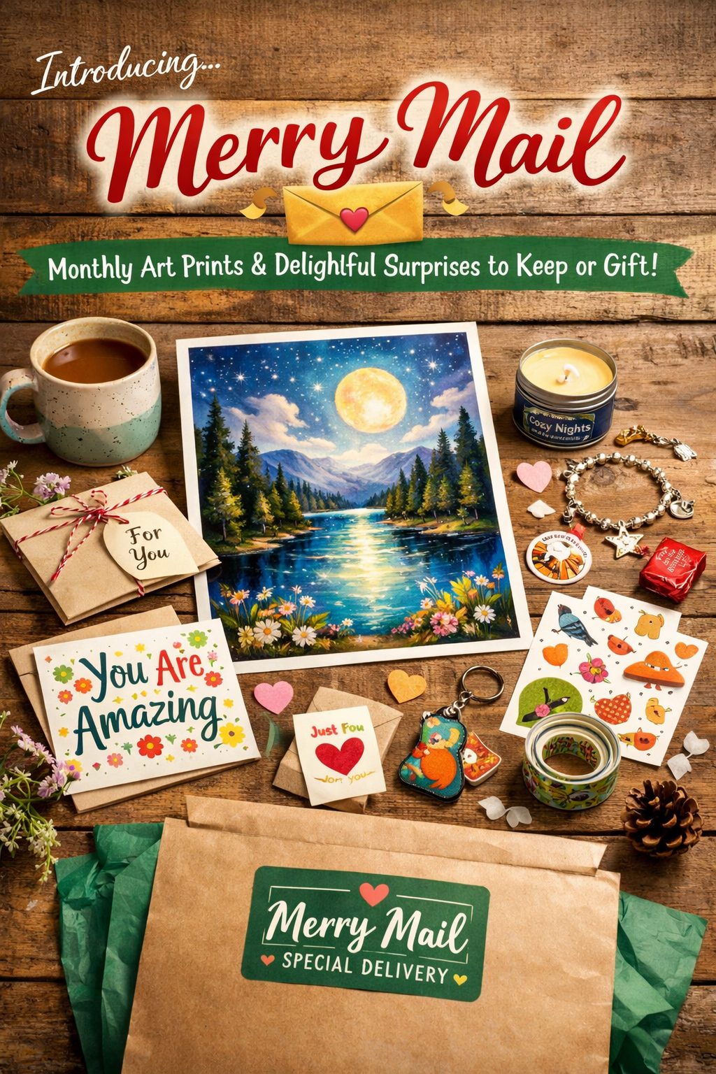 Merry Mail Monthly Subscription