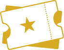 Two theater tickets, one overlapping the other, both featuring a star symbol.