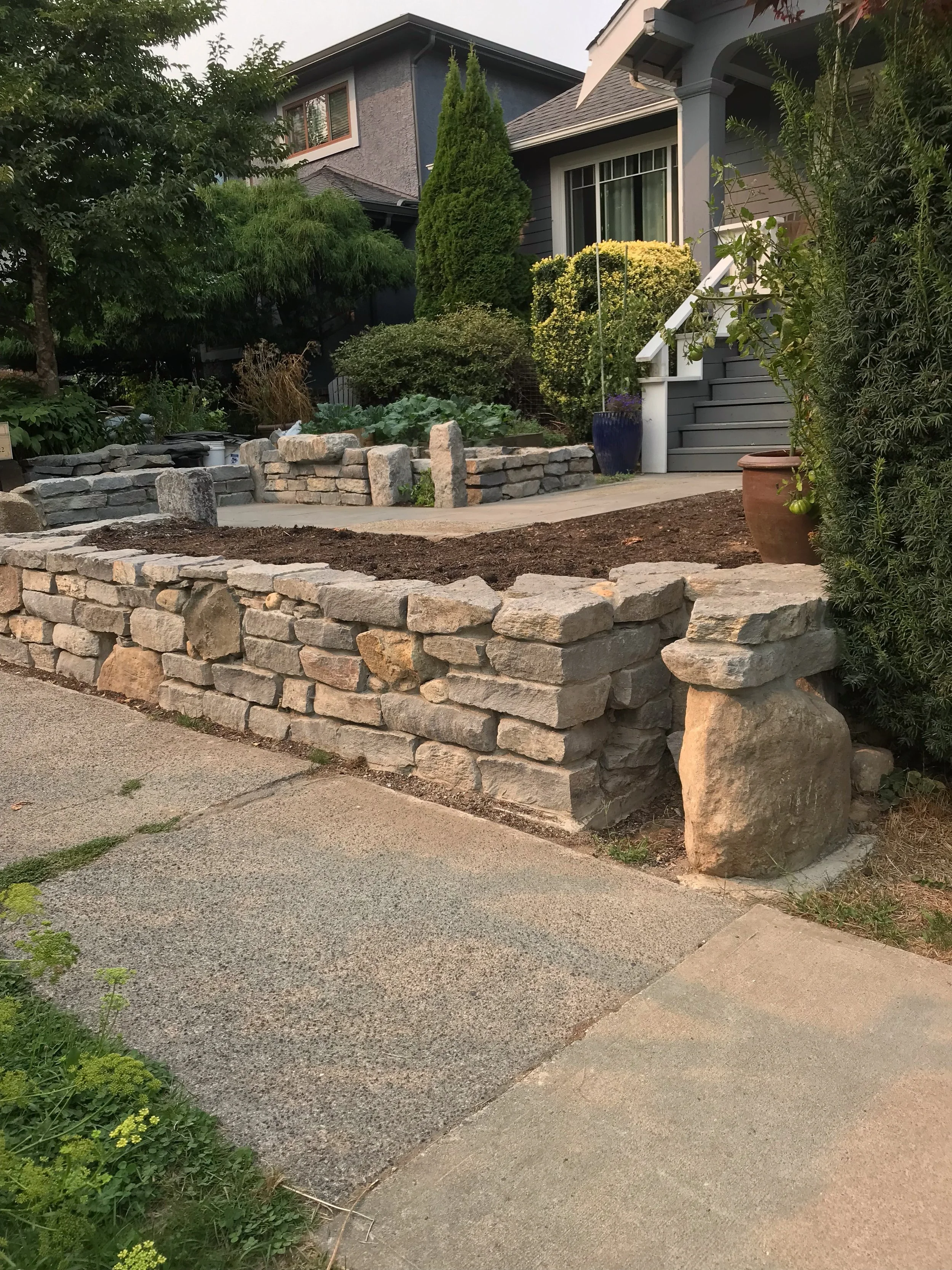 Stone Retaining Walls