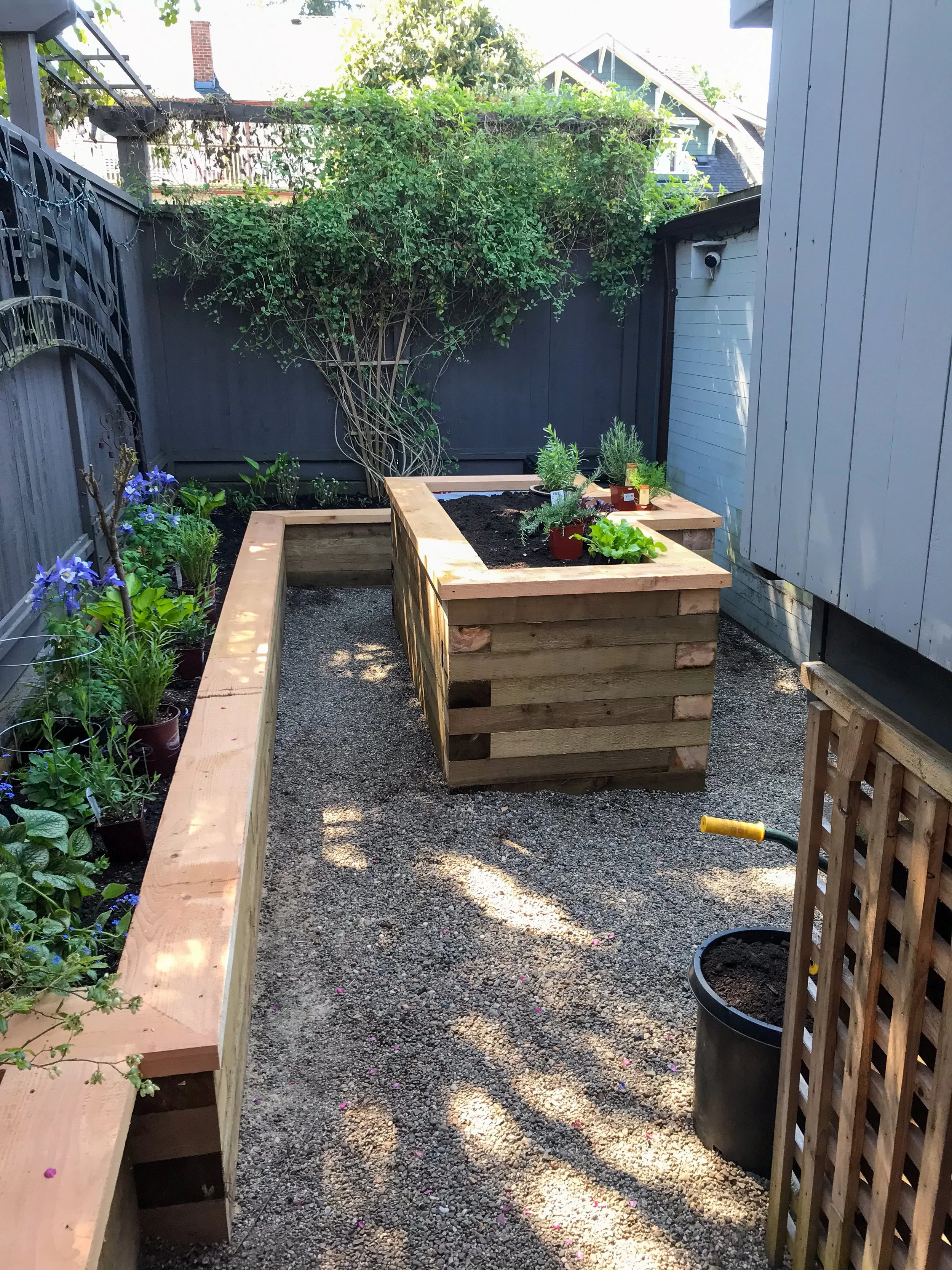 Custom Wood Garden beds