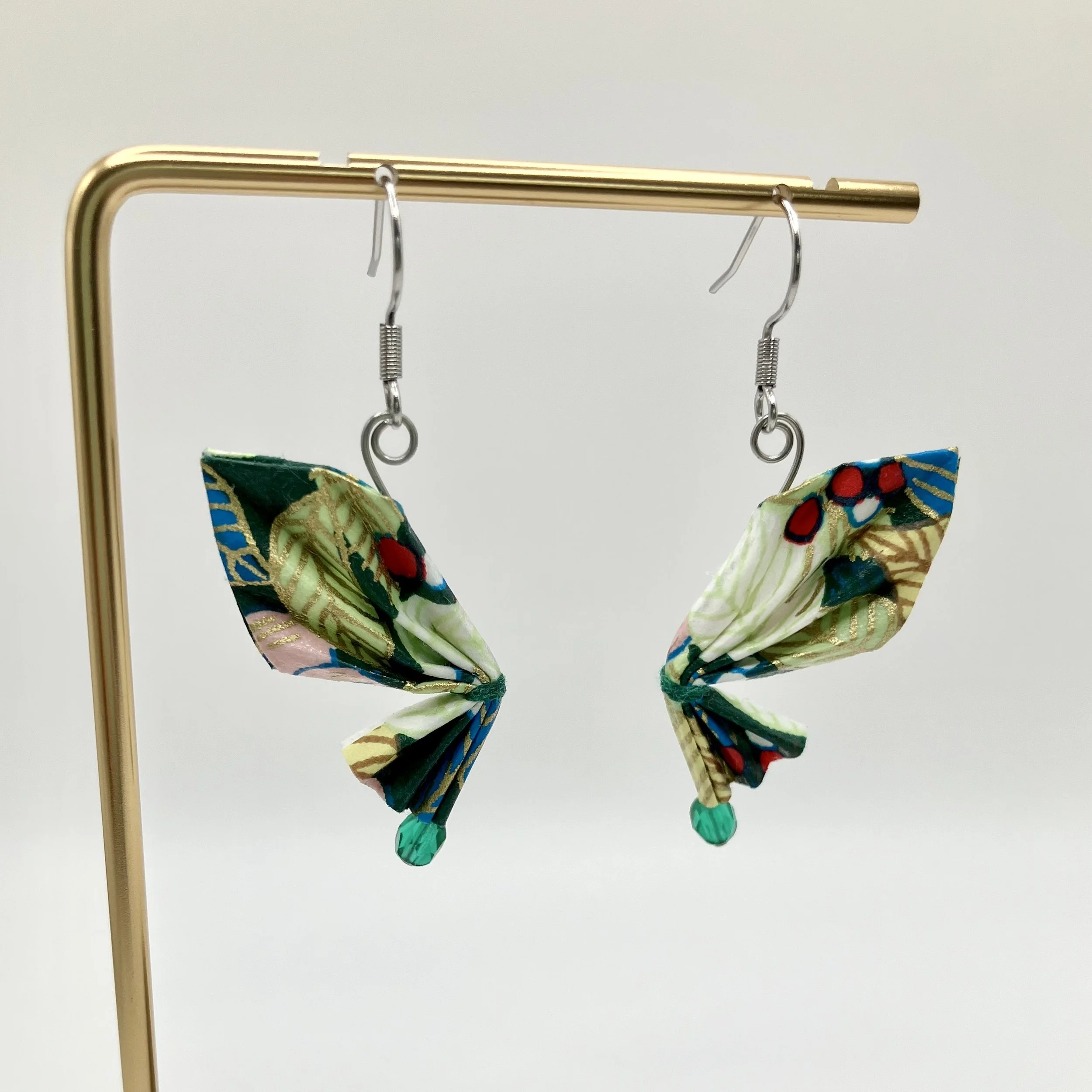 Boucles d’oreilles PAPILLON Feuille