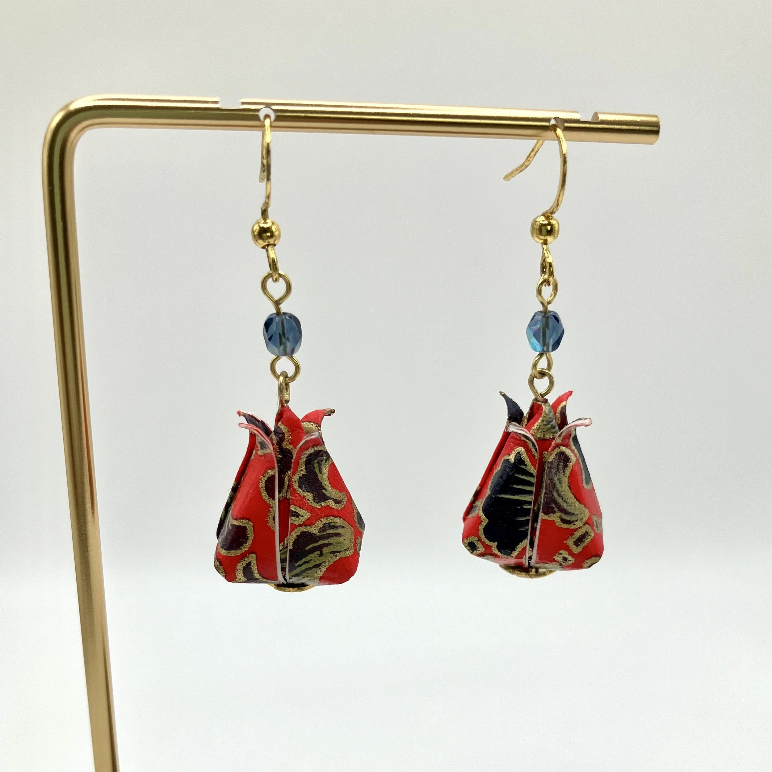 Boucles d’oreilles TULIPE Hanakarakusa